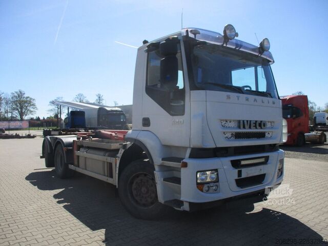 Контейнеровоз з гачком (рол-офф) IVECO AD260S42 YPS 6x2*4 | AIRCO | HOOKLIFT HYVA 22 55