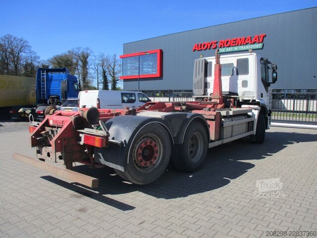 Контейнеровоз з гачком (рол-офф) IVECO AD260S42 YPS 6x2*4 | AIRCO | HOOKLIFT HYVA 22 55