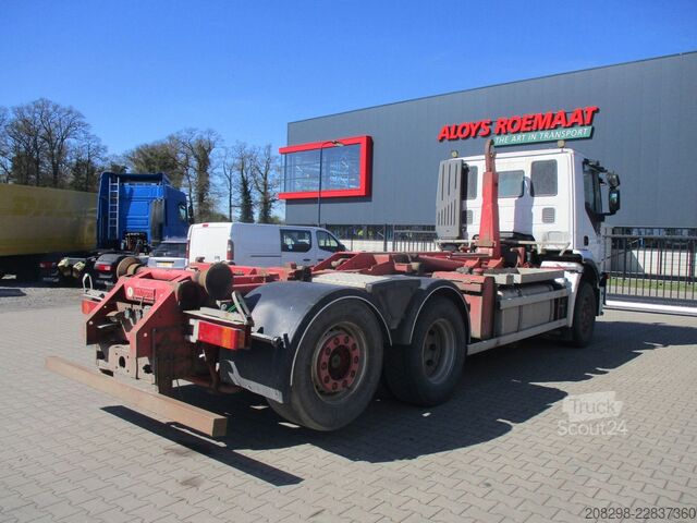 Контейнеровоз з гачком (рол-офф) IVECO AD260S42 YPS 6x2*4 | AIRCO | HOOKLIFT HYVA 22 55