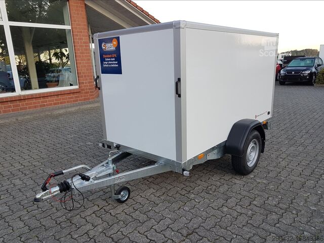 Koffer aanhanger Saris Kofferanhänger GO 256 134 138 1350 1 1,35t Garage