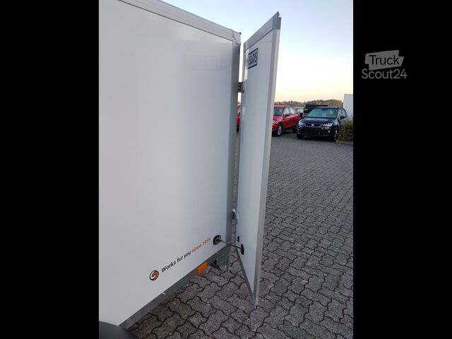 Koffer aanhanger Saris Kofferanhänger GO 256 134 138 1350 1 1,35t Garage