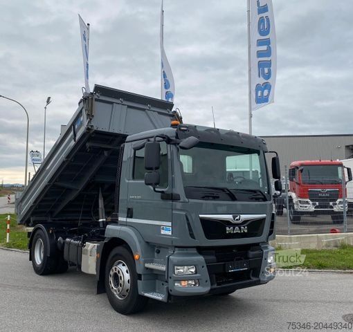 Three-sided tipper truck MAN TGM 18.320 BL/Meiller/Kipper/NL 10,7to/nur59 tkm