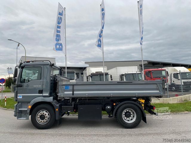 Three-sided tipper truck MAN TGM 18.320 BL/Meiller/Kipper/NL 10,7to/nur59 tkm