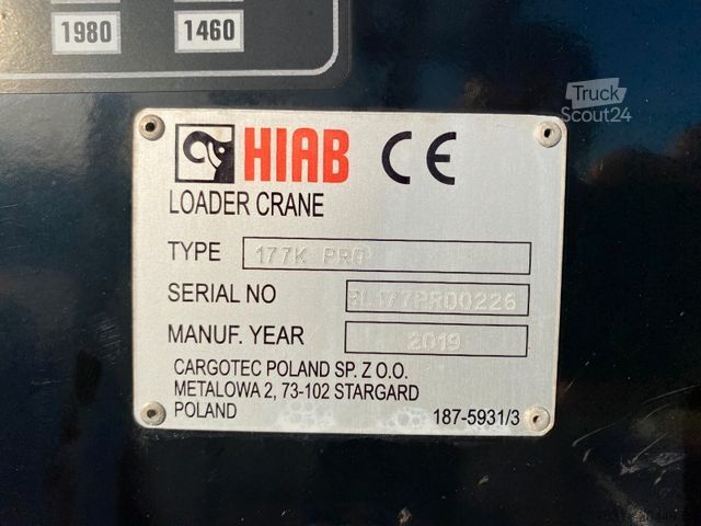 Automobilis ar plakanu platformu MERCEDES-BENZ Arocs 2545 | HIAB 177 K PRO*Retarder*Navi*AHK*AC