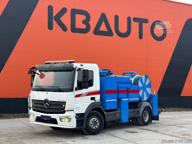 Saugwagen Mercedes-Benz Atego 1323 4x2 J.Hvidtved Larsen tank 4000 l / ...