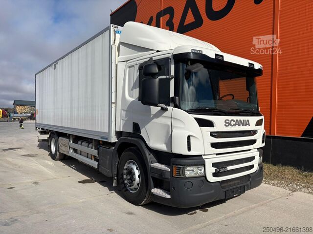 Transport mit Kühl-/Gefriergeräten Scania P 320 4x2 THERMOKING CO2 / BOX L=7379 mm