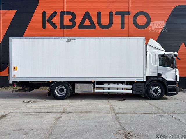Transport mit Kühl-/Gefriergeräten Scania P 320 4x2 THERMOKING CO2 / BOX L=7379 mm