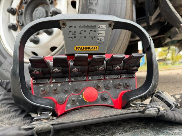 Containertransport (haakarmsysteem) Scania P400 6x4 HOOKLIFT + CRANE PALFINGER PK9001 EH -...