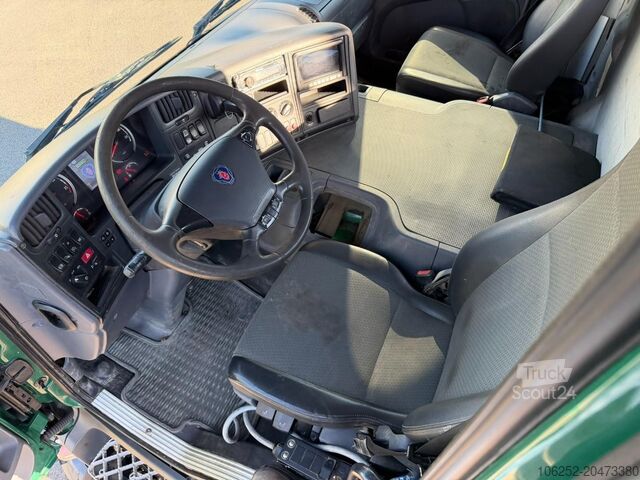 Containertransport (haakarmsysteem) Scania P400 6x4 HOOKLIFT + CRANE PALFINGER PK9001 EH -...