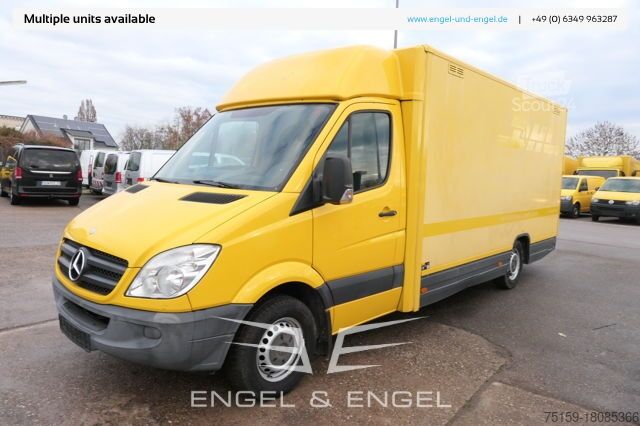 Furgoneta caja mercedes-benz SPRINTER 310 CDI MAXI EURO-5 KOFFER REGALE KAMERA DURCHGANG COC