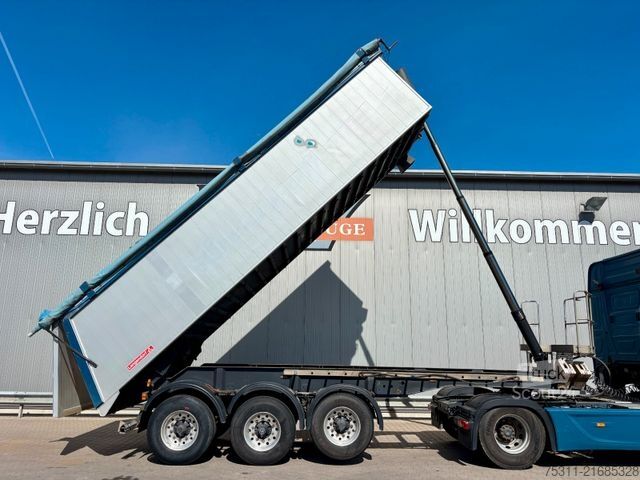 Damperli yarı römork LANGENDORF 26m³ Alu*Heizung*Plane*Luft/Lift*BPW*Trommel*TOP