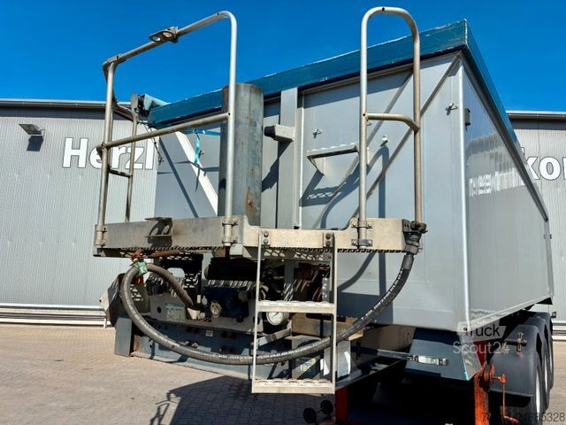 Damperli yarı römork LANGENDORF 26m³ Alu*Heizung*Plane*Luft/Lift*BPW*Trommel*TOP