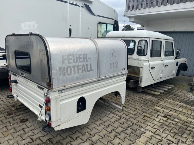 Pikapas LAND ROVER Defender DOKA, Pritsche, 4x4, 1. HD, AHK 3500 KG