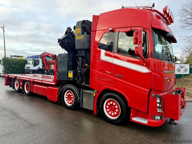 Camión grúa Volvo FH 750 8x2 + PALFINGER PK92002 SH E (6x - 20m) ...