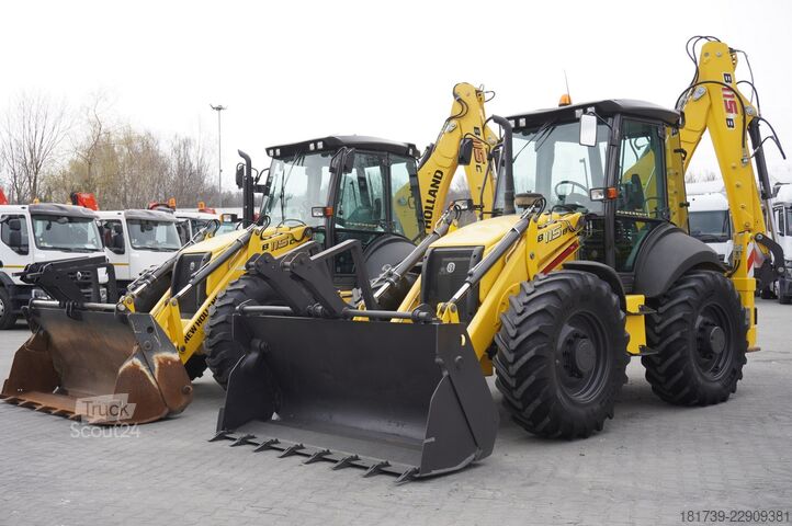 Багер товарач New Holland B 115 C backhoe loader/ 1000 MTH/ 2units