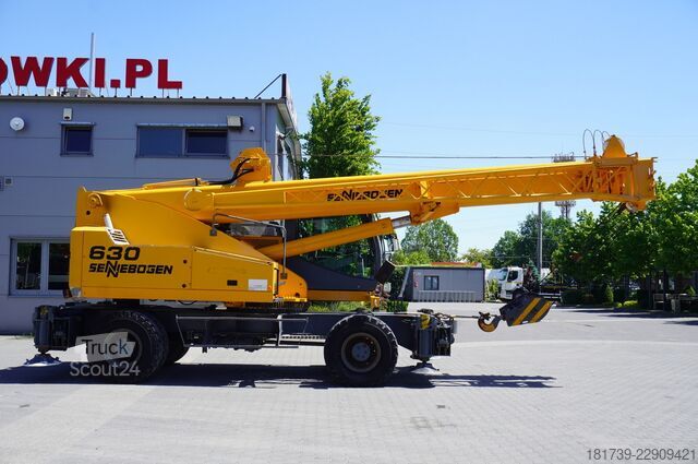 Arazi tipi vinç - 4 adet Sennebogen 630 rough terrain crane / 30 m / 30 t