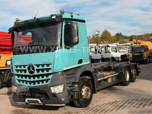Камион с кука за контейнери MERCEDES-BENZ Arocs 2646 6X2 Meiller RS21.67 *Knick