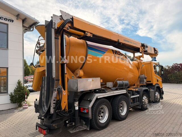 Бетоновоз SCANIA P410 8X4 Liebherr 9M3 + 17M Conveyor belt