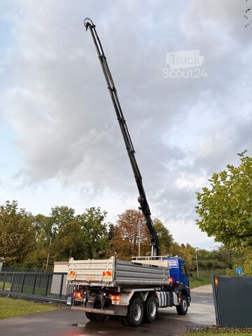 Тристранен самосвал VOLVO FMX 420 6x6 Kipper KRAN 21m WINDE FUNK Bordmatik