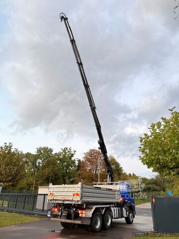 Кран-манипулятор на шасси грузовика VOLVO FMX 420 6x6 Kipper KRAN 21m WINDE FUNK Bordmatik
