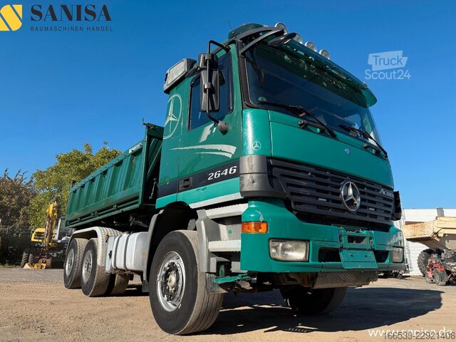 Kolmisivuinen kippiauto MERCEDES-BENZ Actros 2546/Retarder/Klima/6x4/Blatt/Blatt/EPS