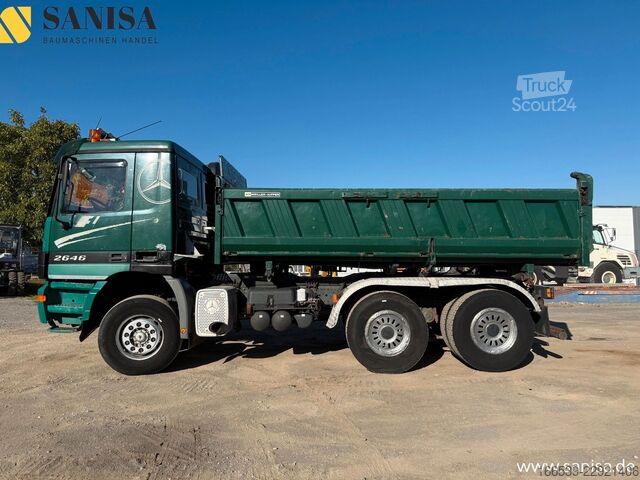 Kolmisivuinen kippiauto MERCEDES-BENZ Actros 2546/Retarder/Klima/6x4/Blatt/Blatt/EPS