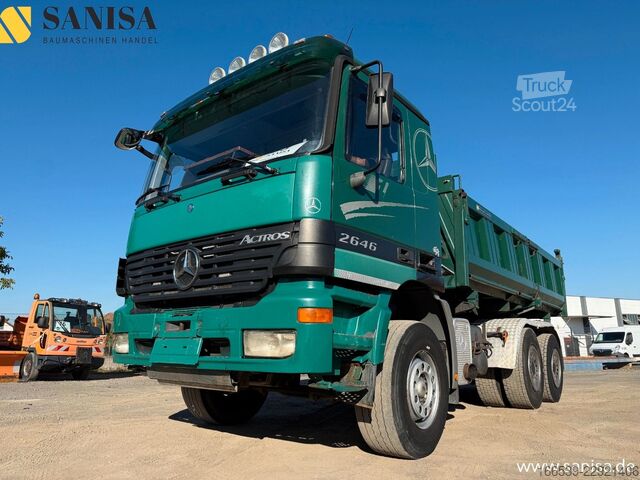 Kolmisivuinen kippiauto MERCEDES-BENZ Actros 2546/Retarder/Klima/6x4/Blatt/Blatt/EPS