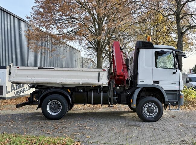 Kamyon vinci Mercedes-Benz ACTROS 1841 - 4x4 - Kran - Funk - EURO5