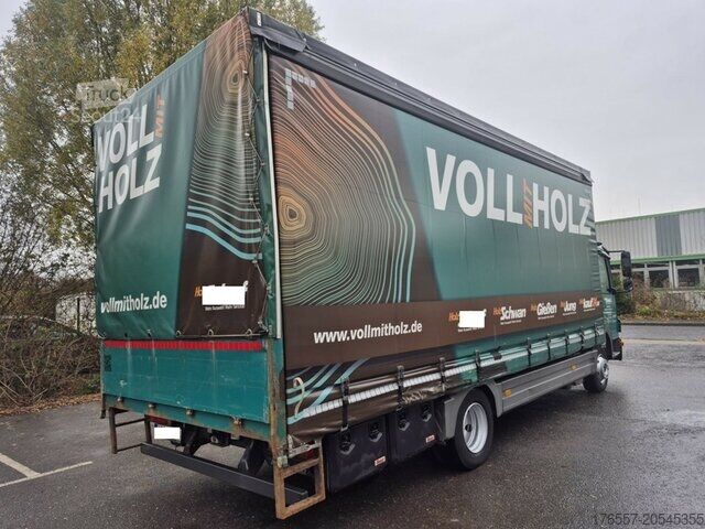 Platós teherautó ponyvával Mercedes-Benz Atego1224 Pritsche Plane + Spriegel