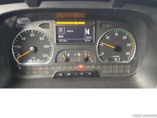 Ladbil med presenning Mercedes-Benz Atego1224 Pritsche Plane + Spriegel