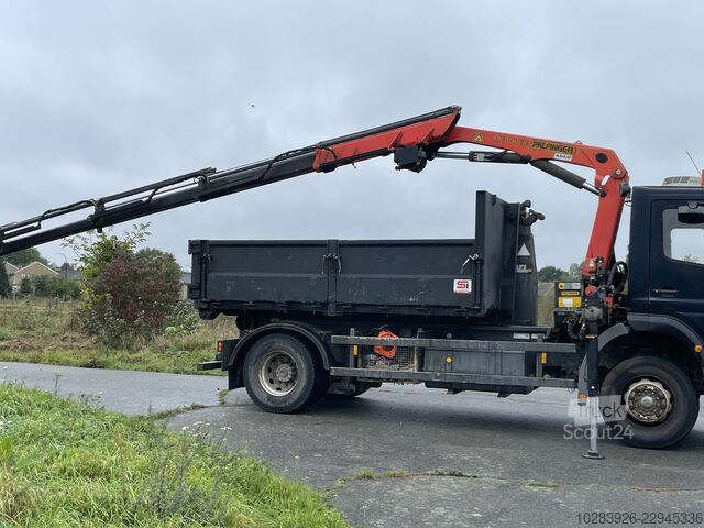 Haakarm vrachtwagen + Kraan Palfinger Mercedes-Benz Atego 1828