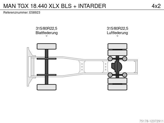 ▷ MAN TGX 18.440 XLX BLS INTARDER buy used at TruckScout24