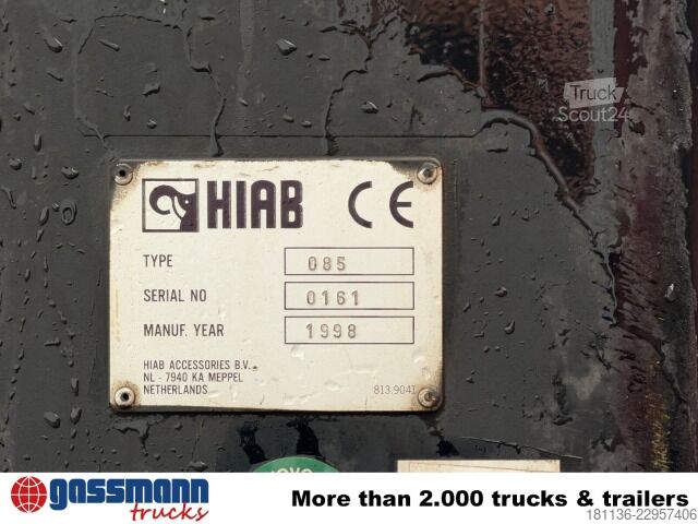 Кран, монтиран на камион HIAB 085-3, absattelbar