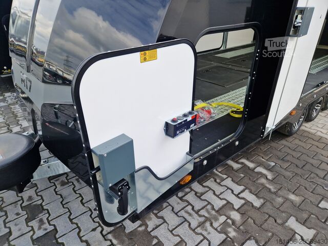 Remolque transportador de automóviles Brian James Trailers RT 7 397-5523 black Race Ramp verfügbar