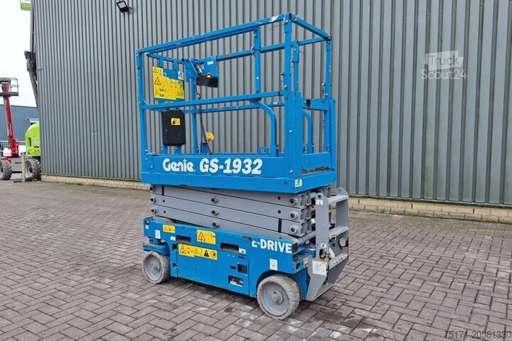 Saksinostin Genie GS1932 E-Drive Several In Stock, 8m Working Height