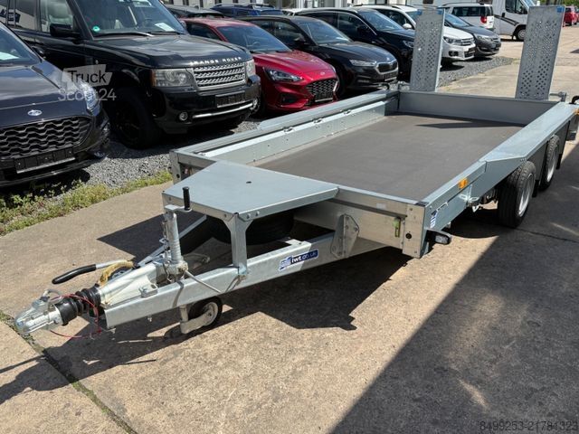 Remolque de plataforma baja IFOR WILLIAMS GX126 Baumaschinen-Transporter