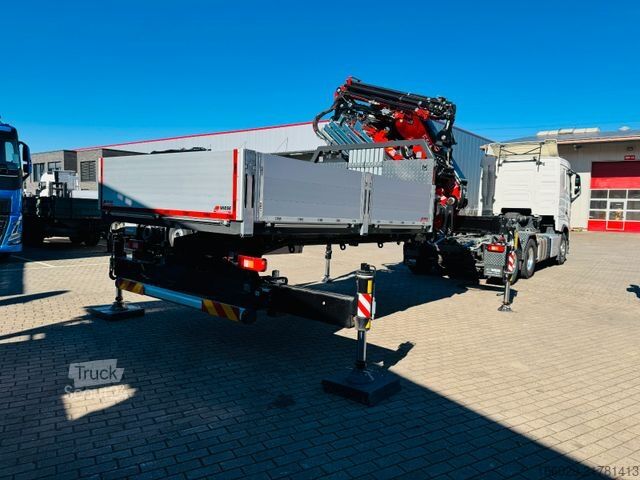 Lastebil med plan VOLVO FH500 6x2 Wechselsystem mit F545RA.2.27 L214