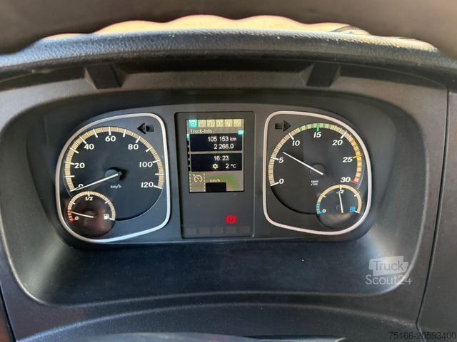 Benne tri-benne MERCEDES-BENZ ATEGO 818K Kipper Meiller 3-Seiten* AHK 2x KLIMA