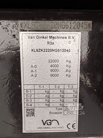 Perävaunu  Van Ginkel Machines Agrarkipper