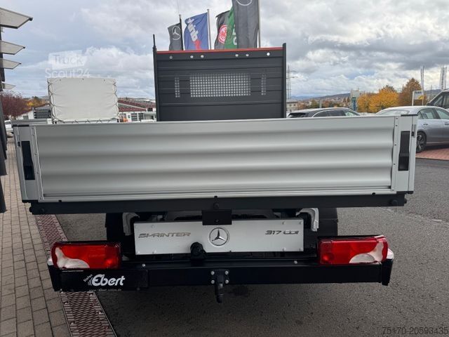 Transporter mit Pritsche & Plane MERCEDES-BENZ Sprinter 317 CDI DoKa 4325 Klima AHK3,5 Kamera