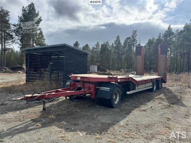 Žemas krautuvas Damm machinery trailer with hydraulic ramps – only 1 ow