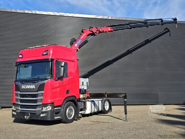 Scania R500 HMF 19 tm KRAN / KRAN / RETARDER Scania Scania R500 HMF 19 tm CRANE / KRAN / RETARDER