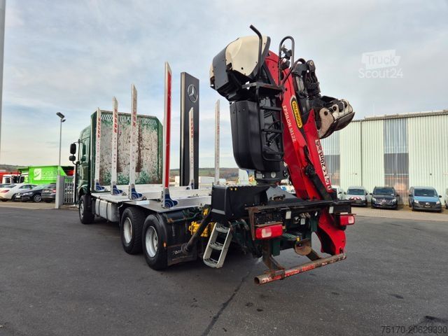 Holztransporter LKW DAF XF 460 6x4 Epsilon M12Z91