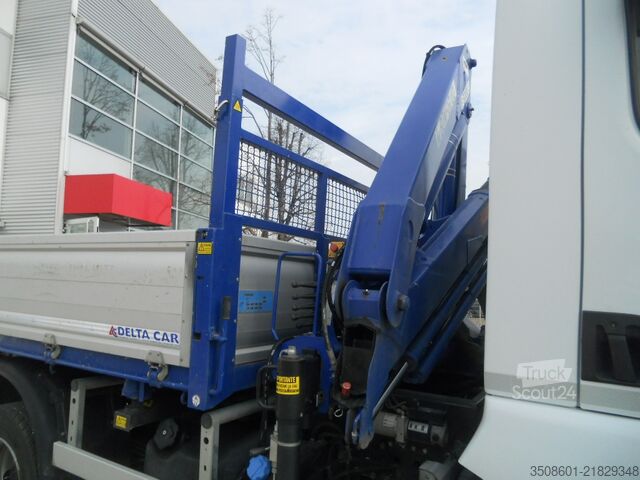 Vrachtwagen met kraan en kipper Renault Midlum 220