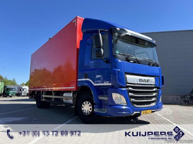 Koffer DAF CF 230 FA / 543 dkm / Tacho V2 / Box / Schuifze...