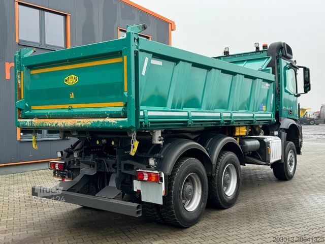 Kiper kamion MERCEDES-BENZ Arocs 3351 6x6 Kipper Bordmatic Meiller