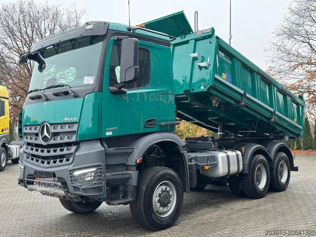 Kiper kamion MERCEDES-BENZ Arocs 3351 6x6 Kipper Bordmatic Meiller