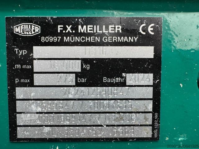 Kiper kamion MERCEDES-BENZ Arocs 3351 6x6 Kipper Bordmatic Meiller