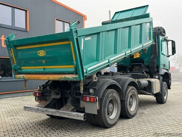 Trójstronna wywrotka MERCEDES-BENZ Arocs 3351 6x6 Kipper Bordmatic Meiller