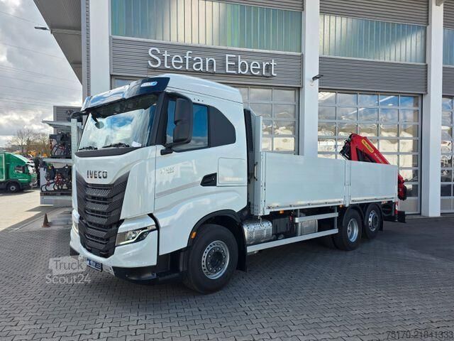 Plattform trailer Iveco X-Way AD280X49Y Palfinger PK 19.001 SLD5 Funk